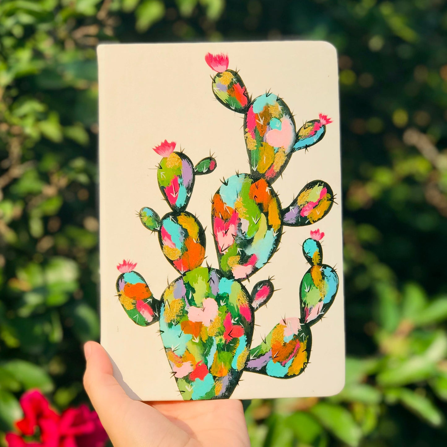 Libreta Cactus colorido